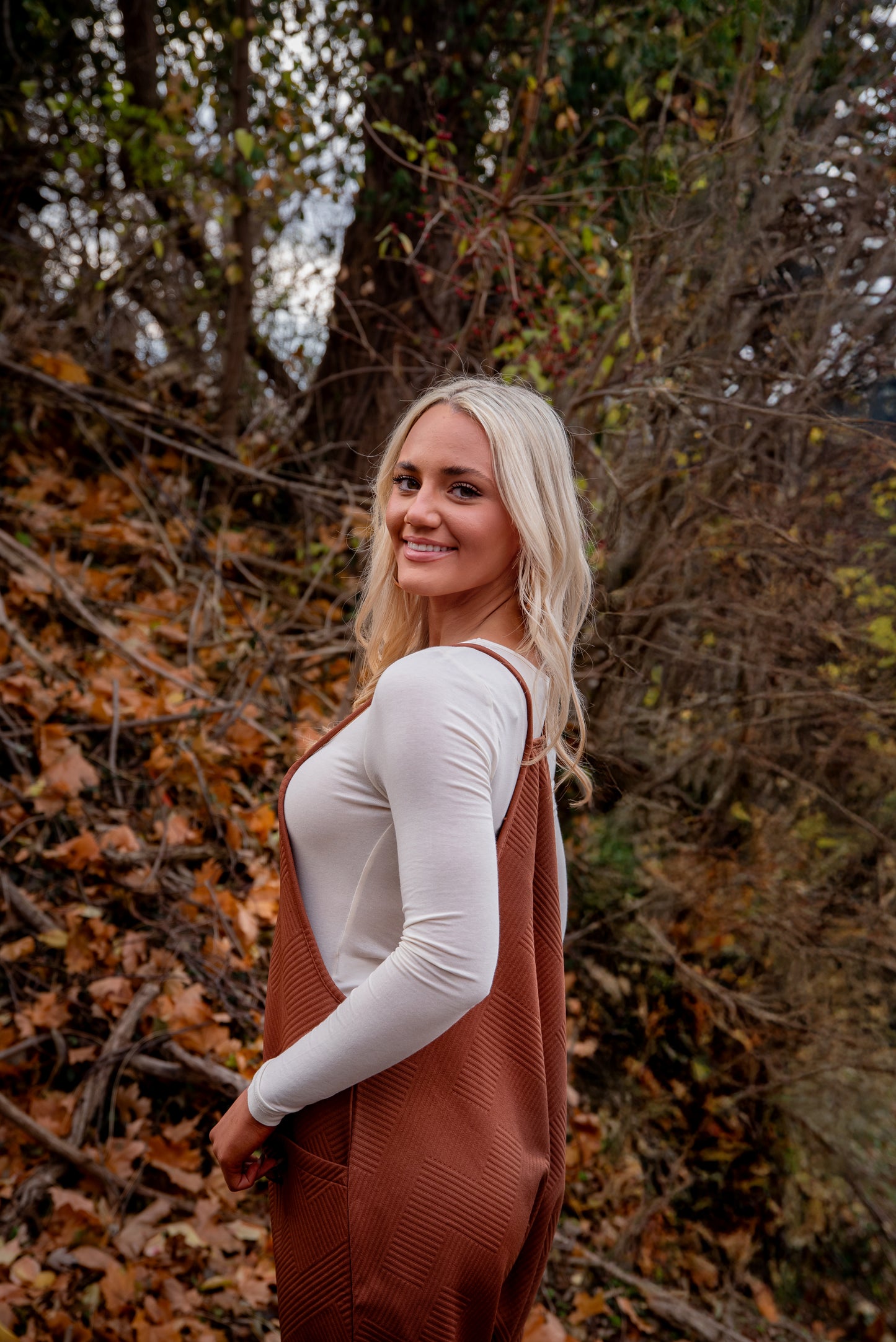 Women's white bodysuit layering essential