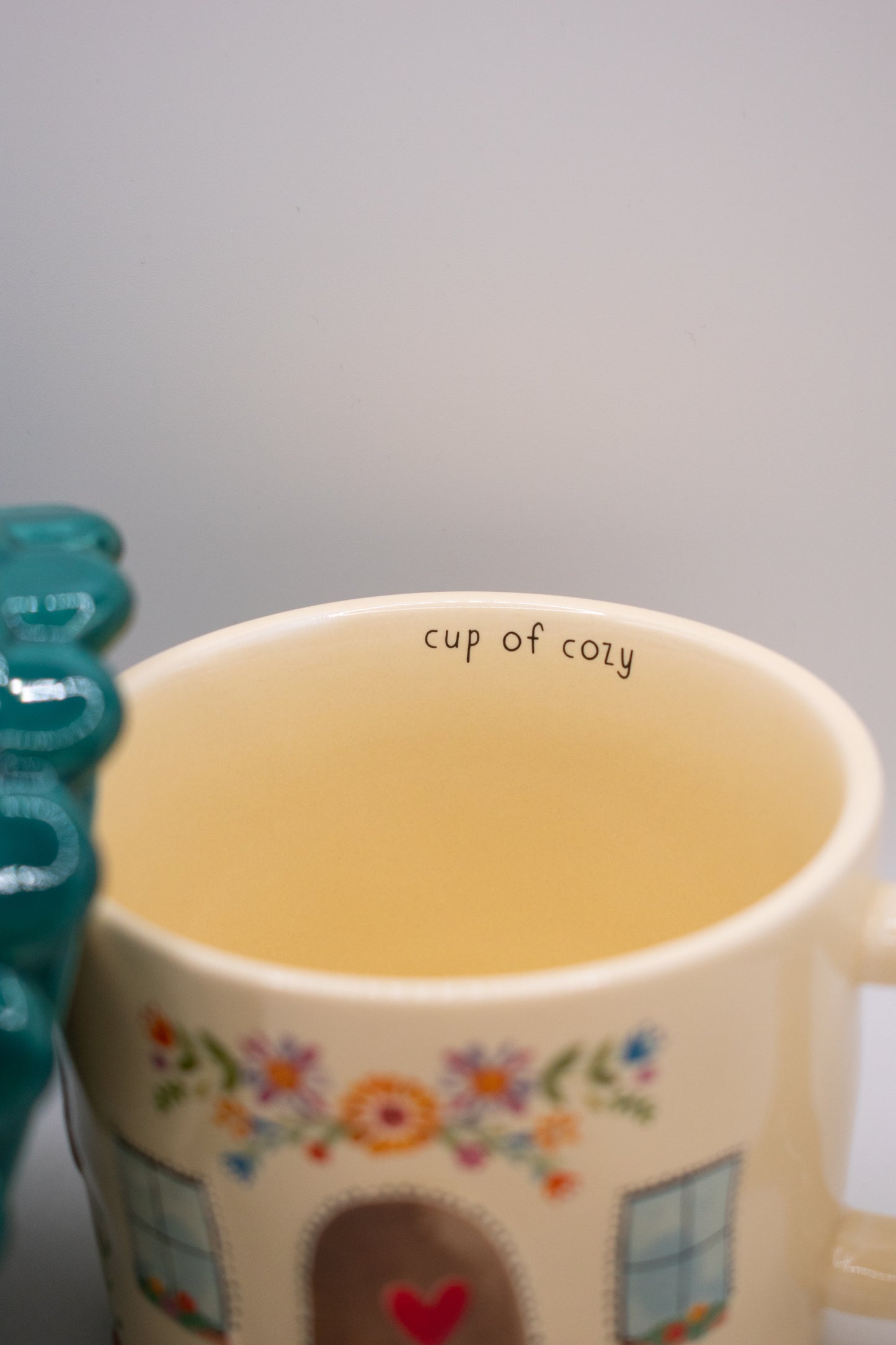 Folk Art Coffee Mug - Cottage