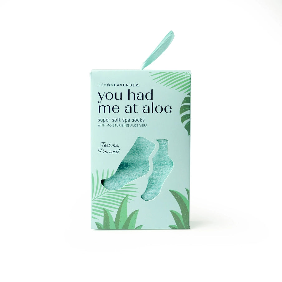 You Had Me At Aloe, Super Soft Spa Socks