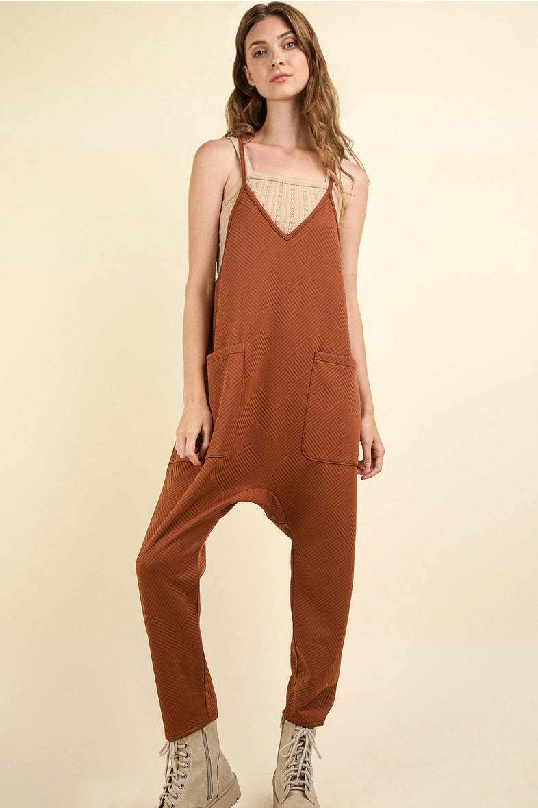 Women's Boho Overalls with Pockets