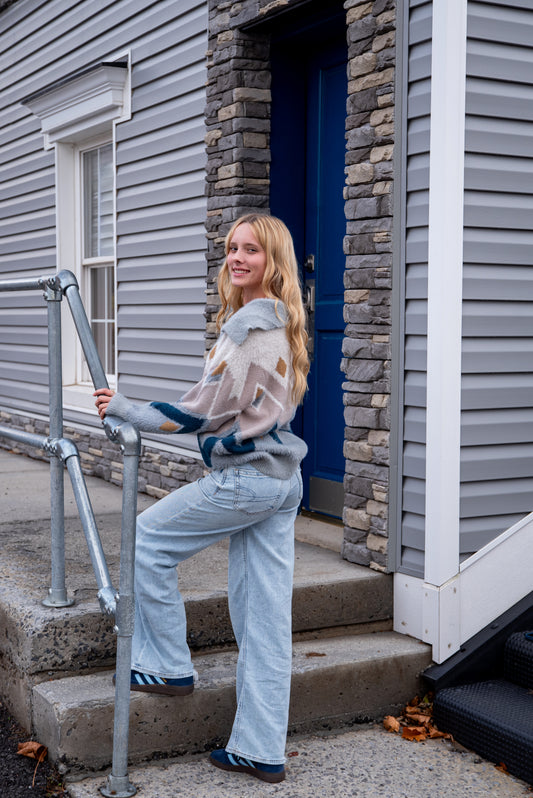 Southwest Aztec Boho Sweater