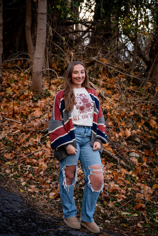 Colorblock Cardigan for women