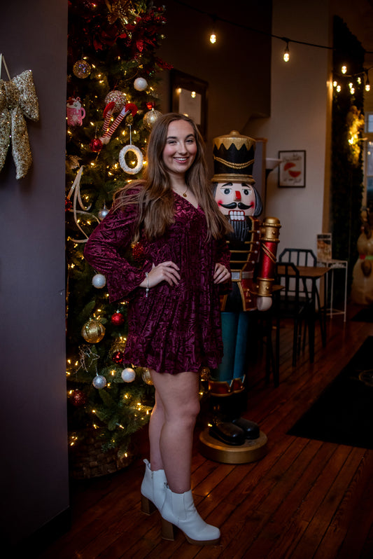 Velvet Mini Dress 