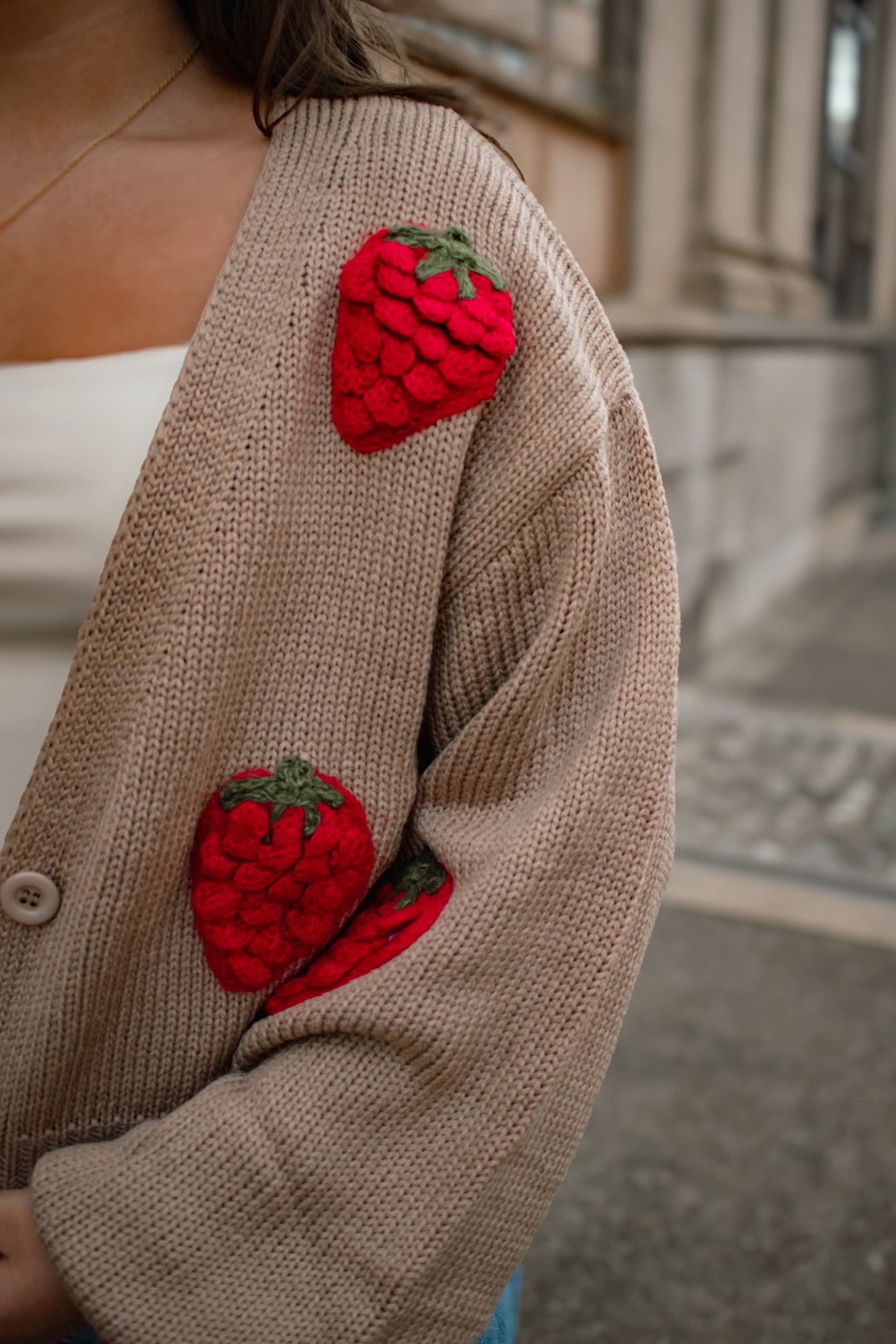 Wild Strawberry Cardigan