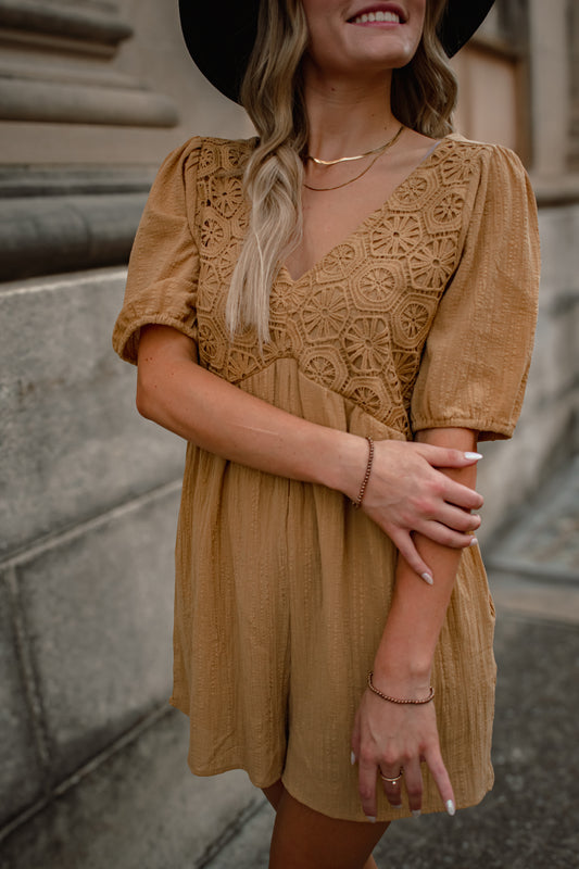 Golden Harvest Romper