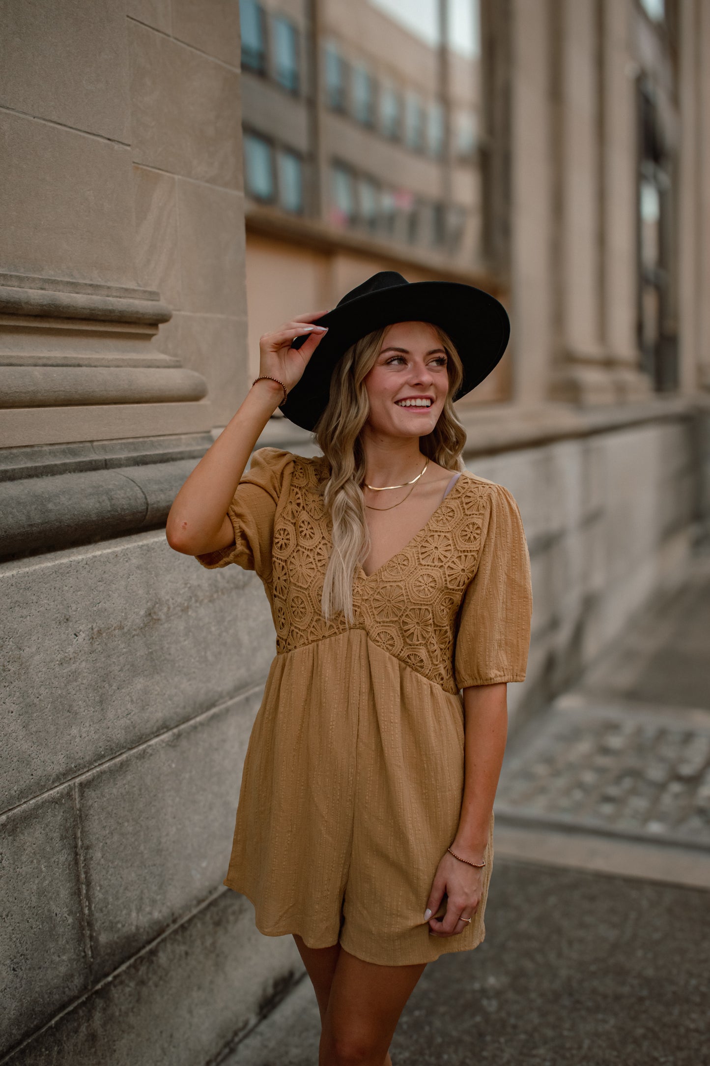 Golden Harvest Romper