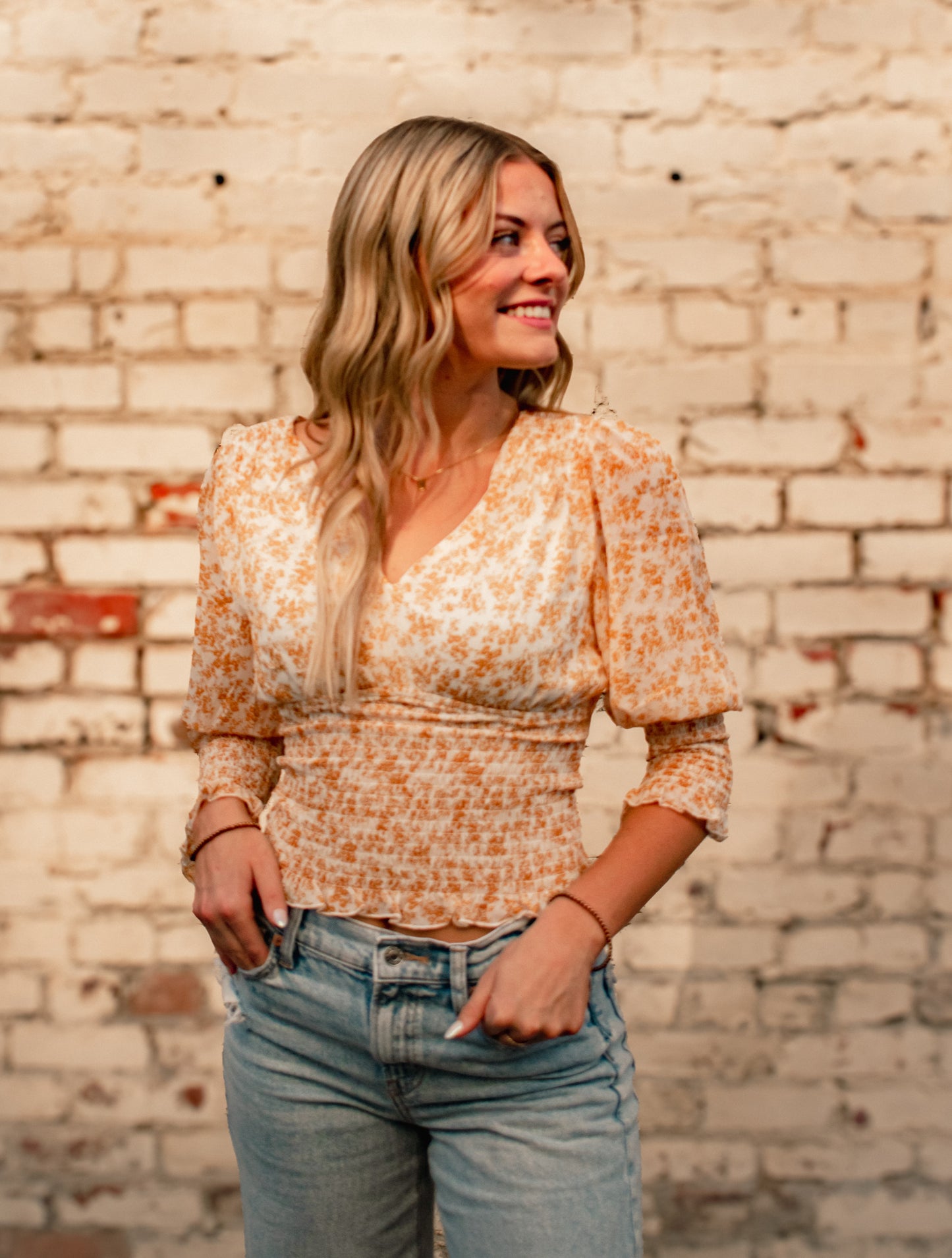 Mellow Marigold Top