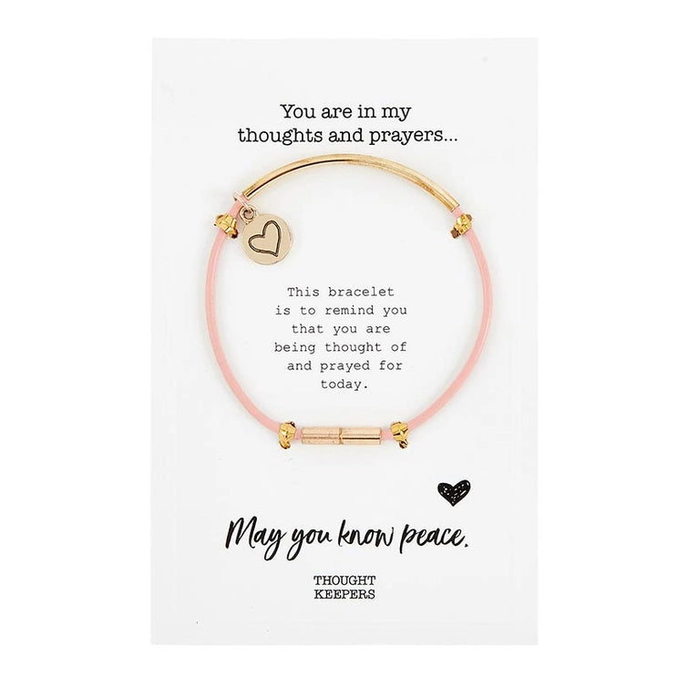 Thought Keepers Bracelet - Pink/Gold