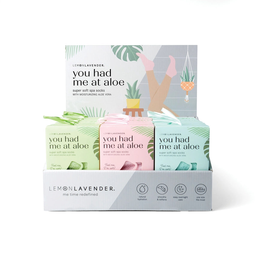 You Had Me At Aloe, Super Soft Spa Socks
